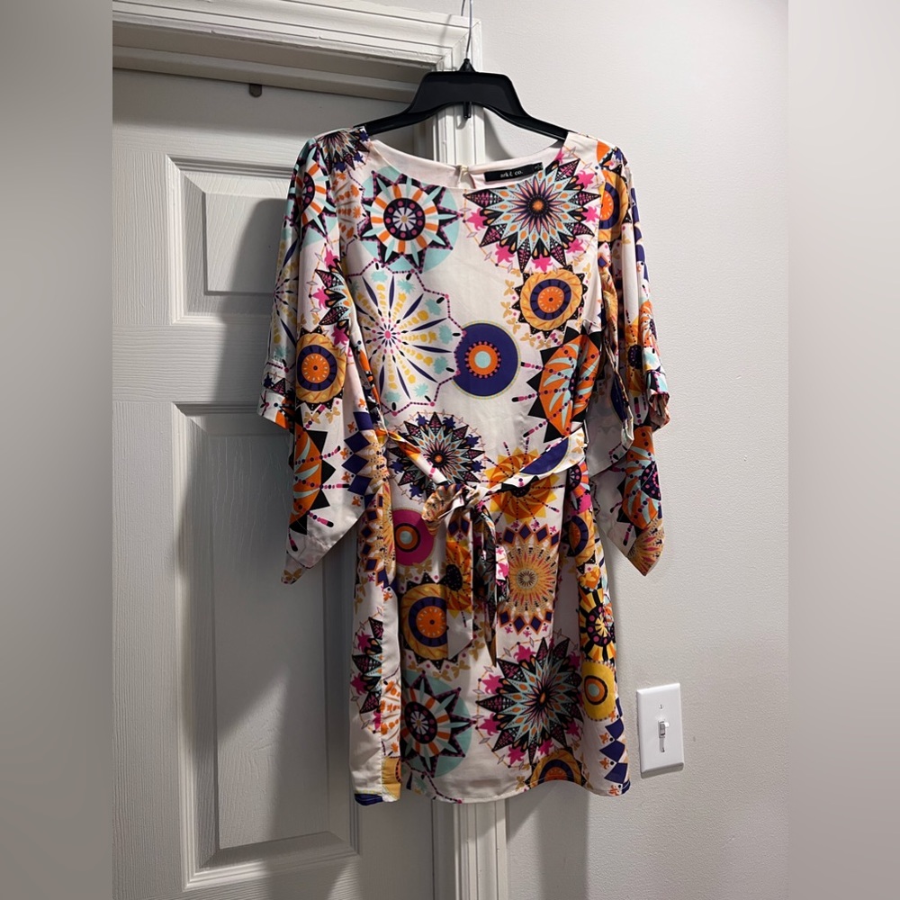 Ark & Co. psychedelic dress Size S